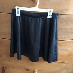 Deb faux leather / pleather skater style skirt